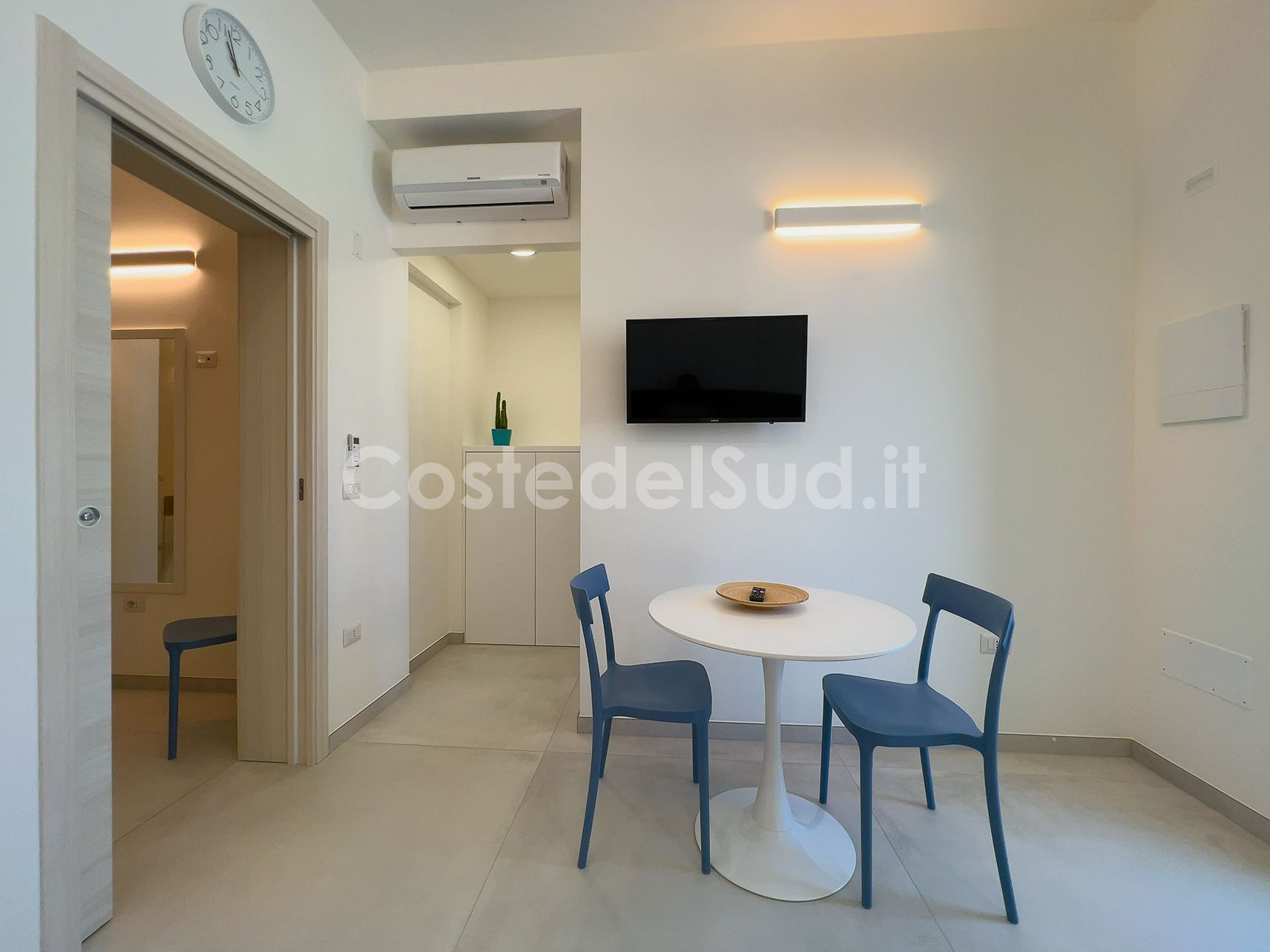 Soggiorno con divano letto