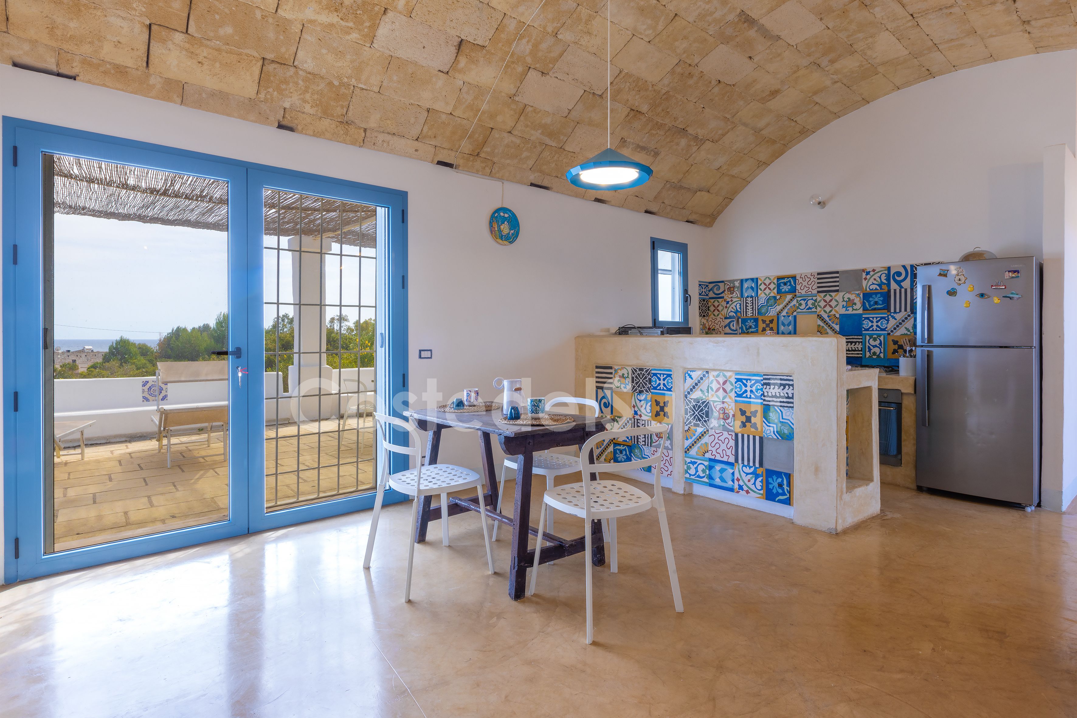 Ampi spazi esterni sul mare