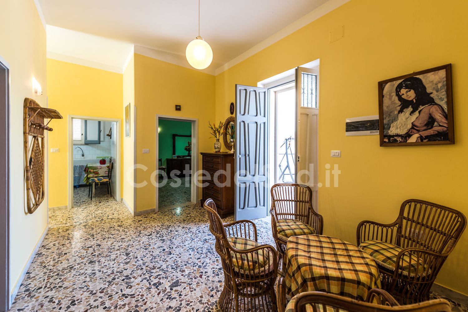 Soggiorno con divani letto