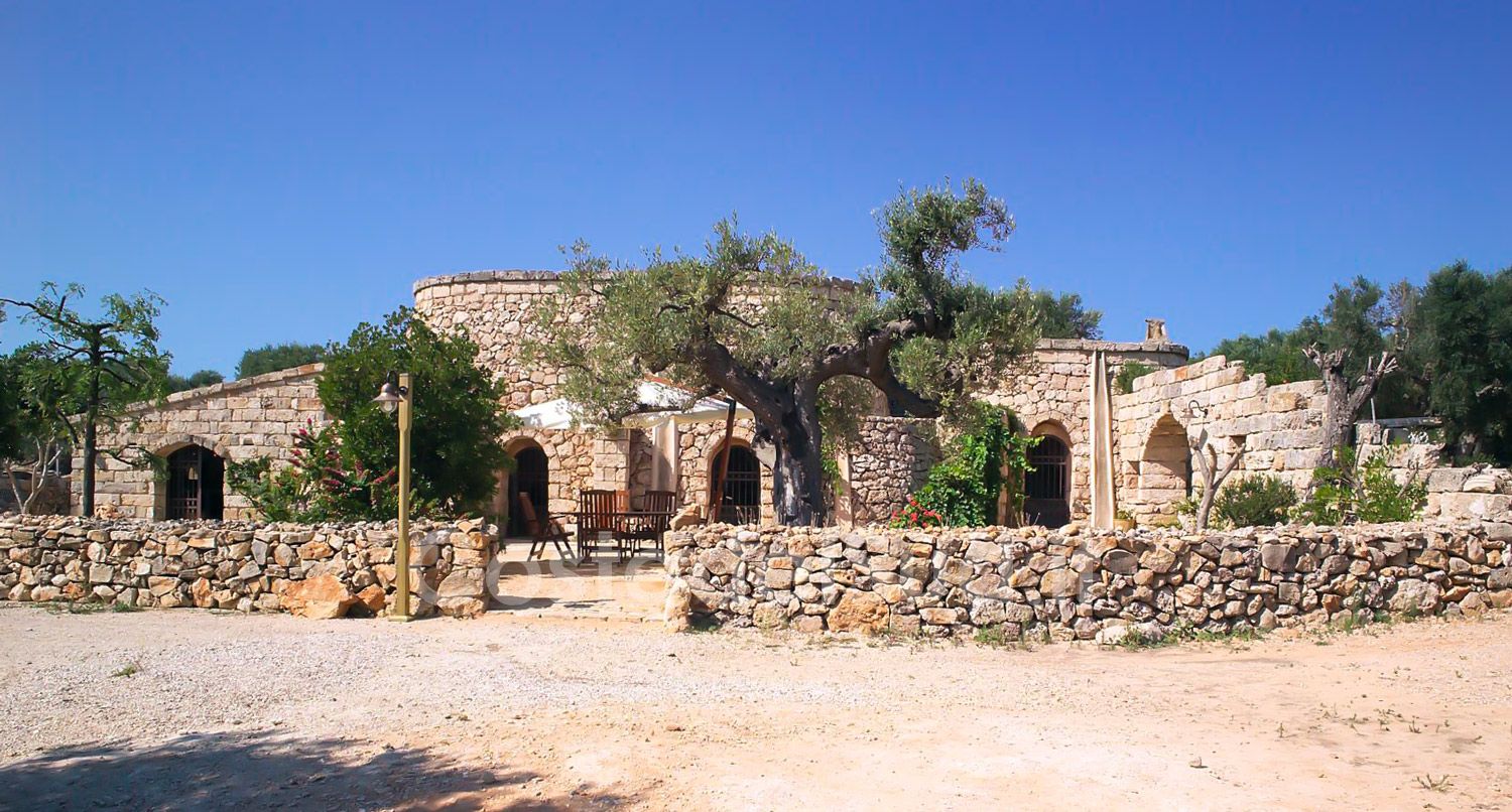 Dettaglio del fronte villa