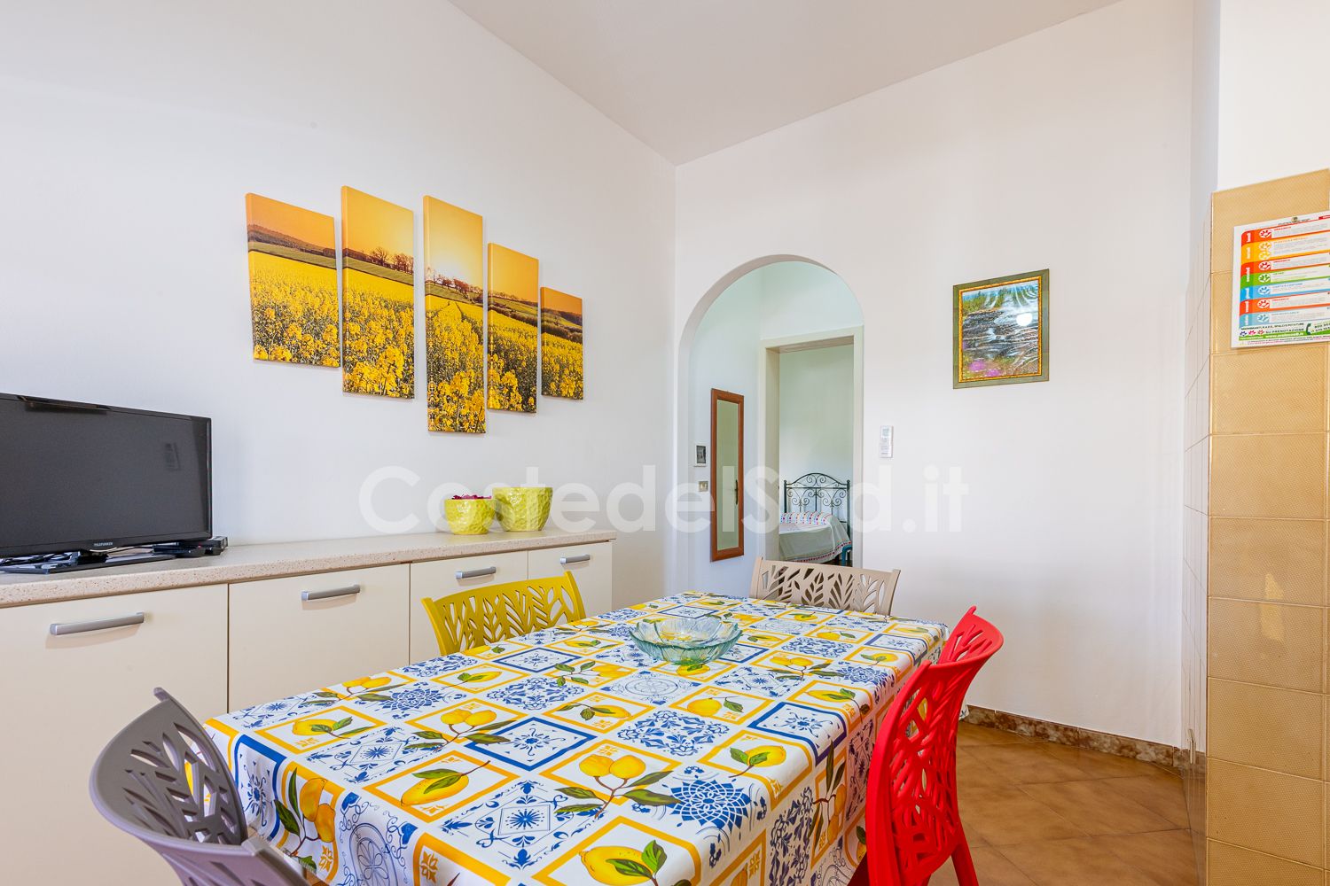 Totale del fronte casa
