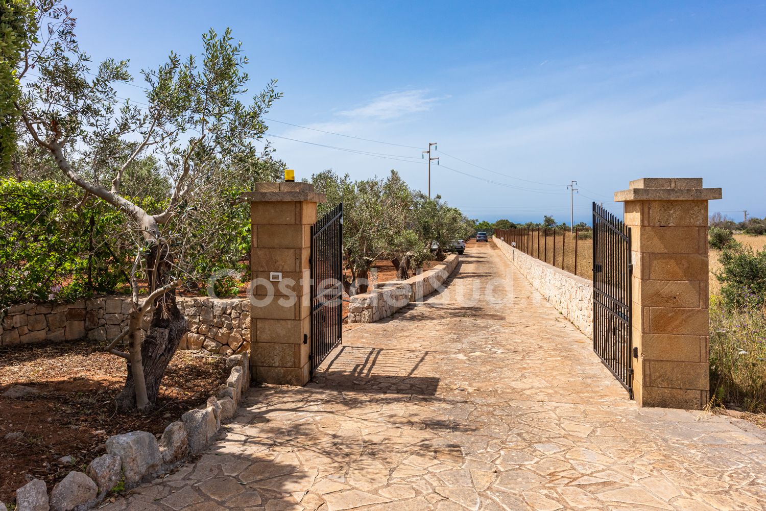 Accesso dal cancello