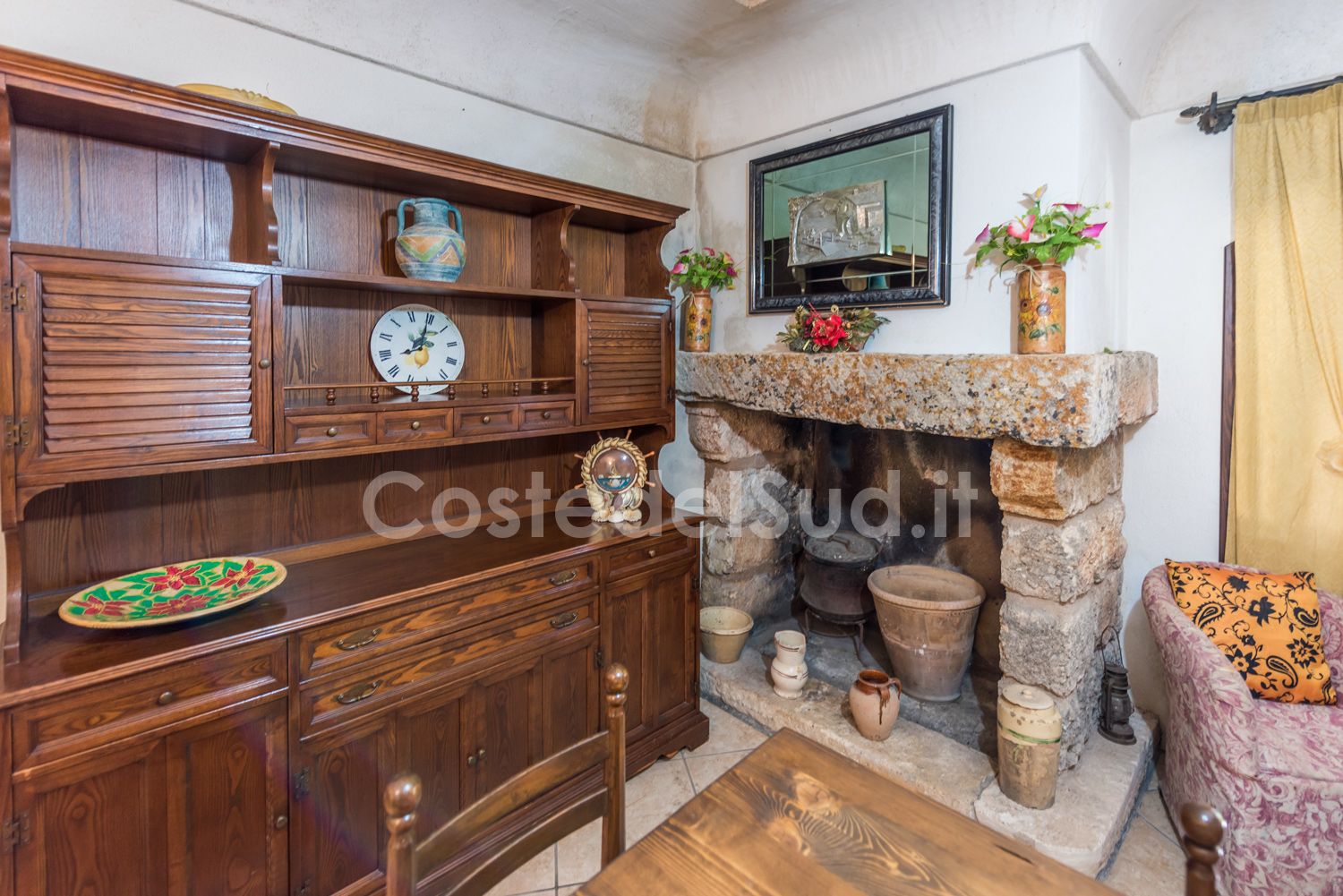 Posizione della casa rispetto alla vista mare