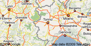 Cartina Piemonte