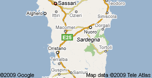 Cartina Sardegna