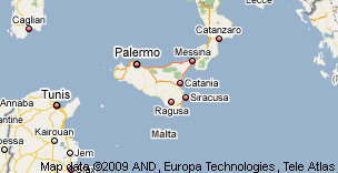 Cartina Sicilia
