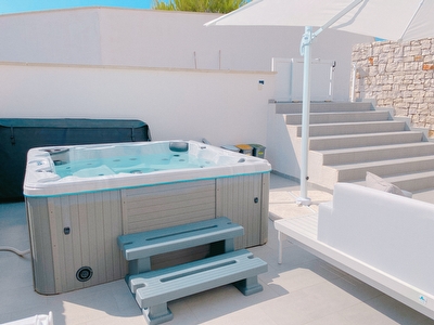 Appartamento con ampi spazi esterni e piscina Jacuzzi Santa Maria di Leuca - Foto 17