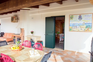 Attico vista mare sei posti letto  terrazzo con portico. Torre Pali - Foto 8