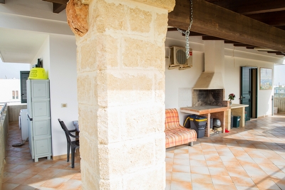 Attico vista mare sei posti letto  terrazzo con portico. Torre Pali - Foto 7