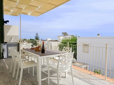 Appartamento con vista sul litorale sabbioso.  Pescoluse - Foto 18