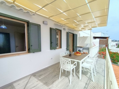 Appartamento con vista sul litorale sabbioso.  Pescoluse - Foto 23