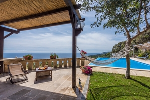 Villa con piscina esclusiva e vista panoramica incantevole Marina di Novaglie - Foto 9