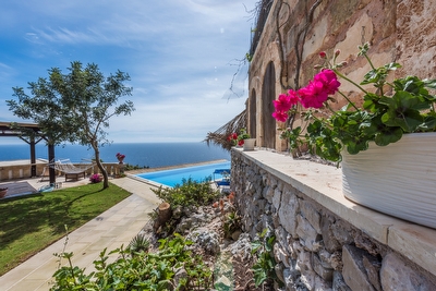 Villa con piscina esclusiva e vista panoramica incantevole Marina di Novaglie - Foto 3