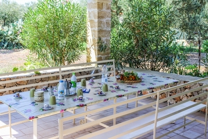 Trullo 3 camere ampio spazio esterno con giardino Torre Vado - Foto 17