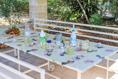 Trullo 3 camere ampio spazio esterno con giardino Torre Vado - Foto 19