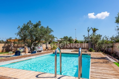 Villetta con piscina privata e giardino Torre San Giovanni - Foto 12