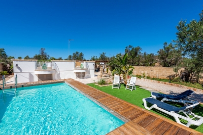 Villetta con piscina privata e giardino Torre San Giovanni - Foto 9