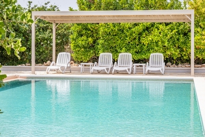  Casa vacanza in campagna con giardino e piscina esclusiva  Pescoluse - Foto 13