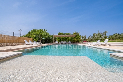  Casa vacanza in campagna con giardino e piscina esclusiva  Pescoluse - Foto 10