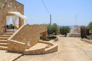 Casa vacanza con vista mare panoramica Pescoluse - Foto 4