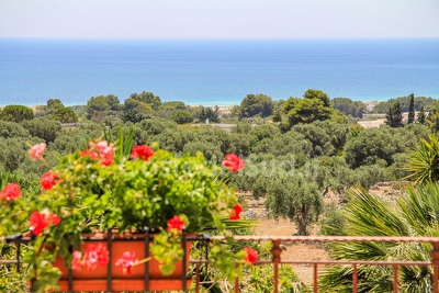 Casa vacanza con vista mare panoramica Pescoluse - Foto principale