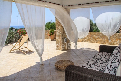 Casa vacanza con vista mare panoramica Pescoluse - Foto 12