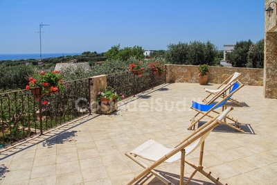 Casa vacanza con vista mare panoramica Pescoluse - Foto 7