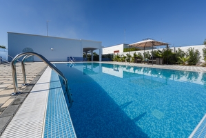 Villa con piscina esclusiva 4 camere letto,  pet friendly Torre San Giovanni - Foto 9