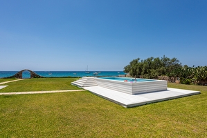 Villa con piscina e Jacuzzi fronte mare e  vista mare panoramica Santa Maria di Leuca - Foto 20