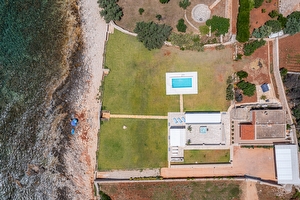 Villa con piscina e Jacuzzi fronte mare e  vista mare panoramica Santa Maria di Leuca - Foto 7