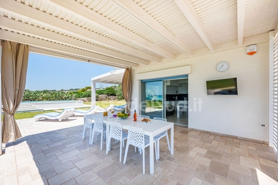 Villa con piscina e Jacuzzi fronte mare e  vista mare panoramica Santa Maria di Leuca - Foto 13