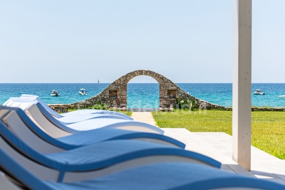 Villa con piscina e Jacuzzi fronte mare e  vista mare panoramica Santa Maria di Leuca - Foto 22