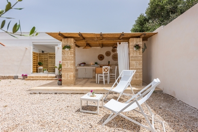 Monolocale con piscina esclusiva