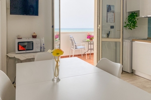 Appartamento fronte e vista mare con spiaggia di sabbia Rivabella - Foto 13