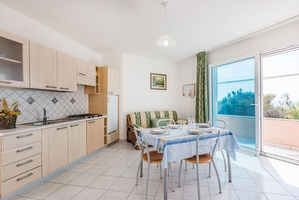 Casa Vacanza bilocale primo piano fronte spiaggia.  Pescoluse - Foto 12