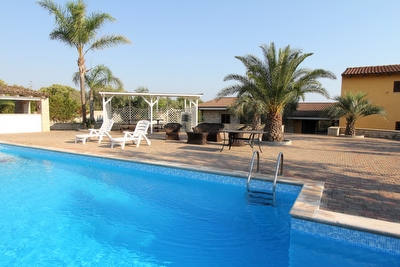 Villa con splendido giardino vista e mare panoramica Marina Serra