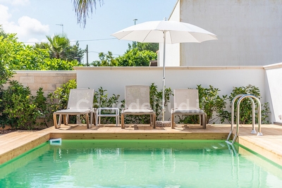 Porzione di villa con piscina in comune a pochi metri dal mare Torre Suda - Foto 5