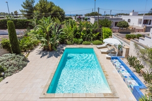 Villa 3 camere sette posti con piscina esclusiva Mancaversa - Foto 10