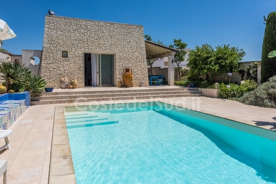 Villa 3 camere sette posti con piscina esclusiva Mancaversa - Foto 6