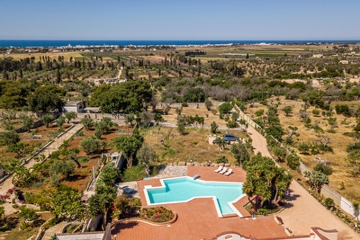 Villa con piscina esclusiva vista mare panoramica
