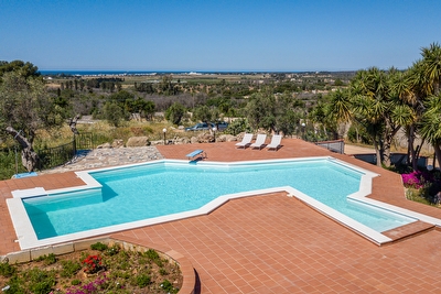 Villa con piscina esclusiva vista mare panoramica Torre San Giovanni (Fontanelle) - Foto 6