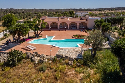 Villa con piscina esclusiva vista mare panoramica Torre San Giovanni (Fontanelle) - Foto 8