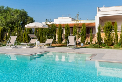 Villetta con piscina in comune