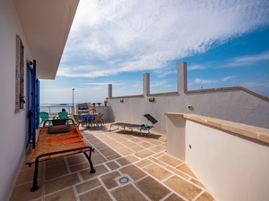 Attico fronte mare - vista panoramica - comoda terrazza esclusiva - Torre San Giovanni - Foto 5