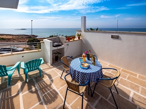 Attico fronte mare - vista panoramica - comoda terrazza esclusiva - Torre San Giovanni - Foto 7