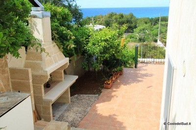 Villino fonte mare, ampi spazi, vista panoramica.