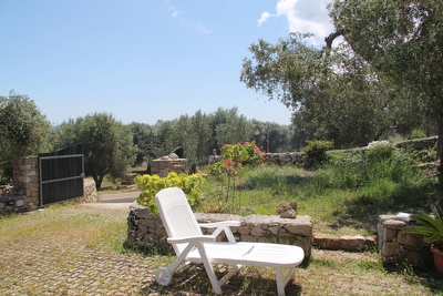 Appartamento piano terra con tanto verde e mare vicino.
