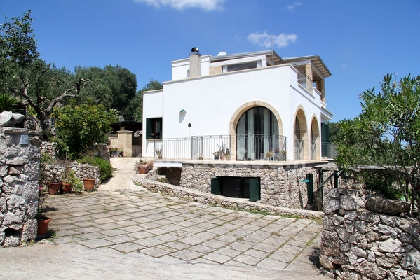 Appartamento primo piano vista mare immerso nel verde.