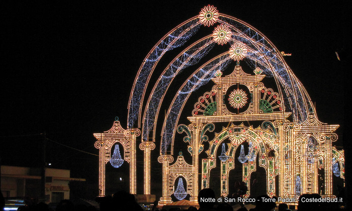 Notte di San Rocco, agosto Salento