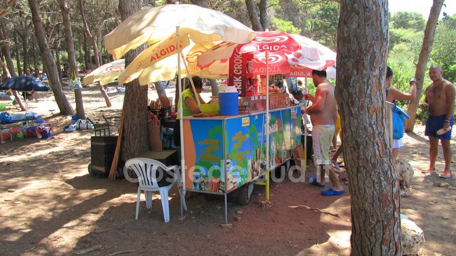 particolare Gelateria A Porto Selvaggio